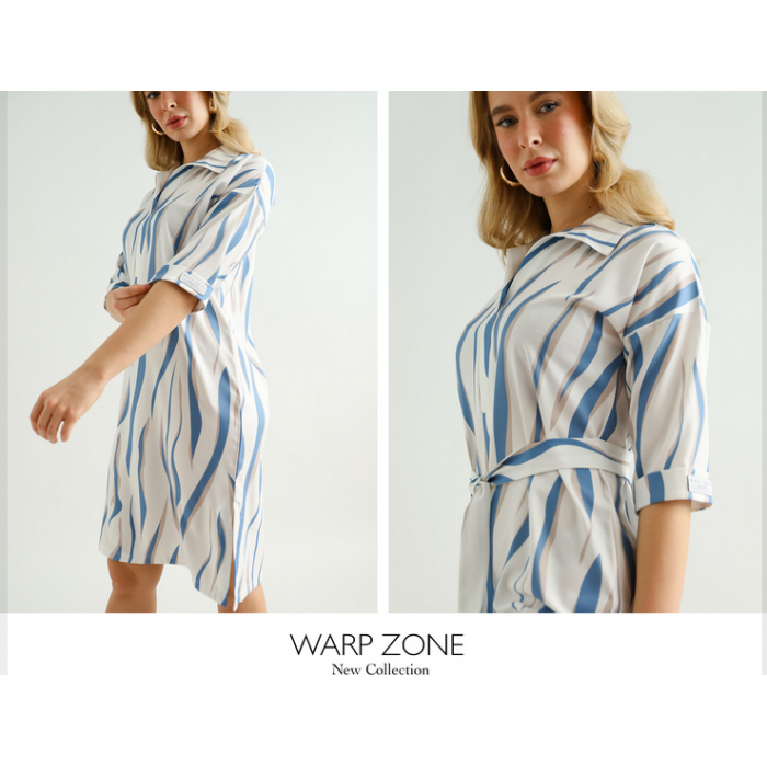 WARP ZONE mintás ingruha